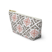 Porto Tile Accessory Pouch w T-bottom in Pink